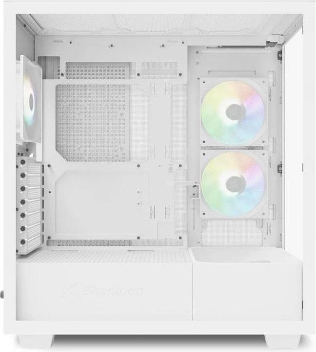 Produktbild Sharkoon Rebel C60 RGB ATX White (ATX, Mini-ITX, mATX)
