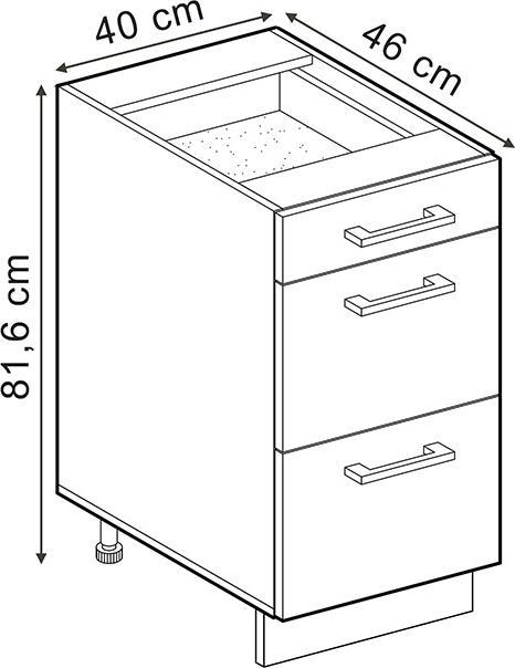 Produktbild Vicco Küchenunterschrank R-Line