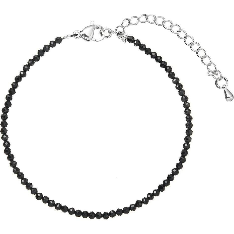 Evolution Group, Bracciale, - Beaded bracelet with black spinel 43055.3 black spinel