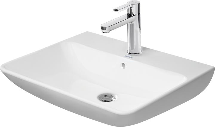 Actual product image Duravit Washbasin ME by Starck m ÜL m HLB 650x490mm 1 HL white satin finish (490 mm, 650 mm)