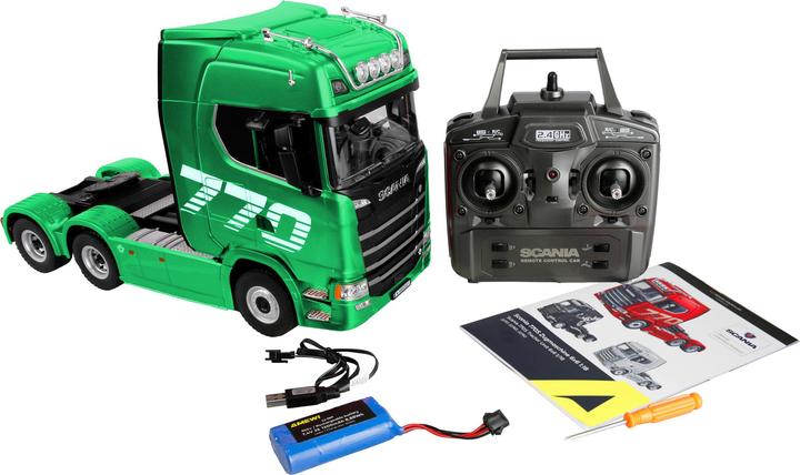 Image du produit Amewi Scania 770 S Zugmaschine 6x4 1:18 RTR grün (RTR Prêt à fonctionner)