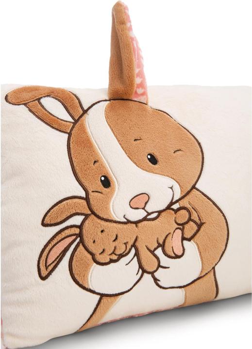 Image du produit NICI 61641 Kissen Hase & Kind Hopsala 43x25cm GREEN