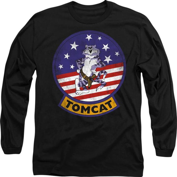 Actual product image Top Gun Unisex Adult Tomcat Logo T-Shirt (L)