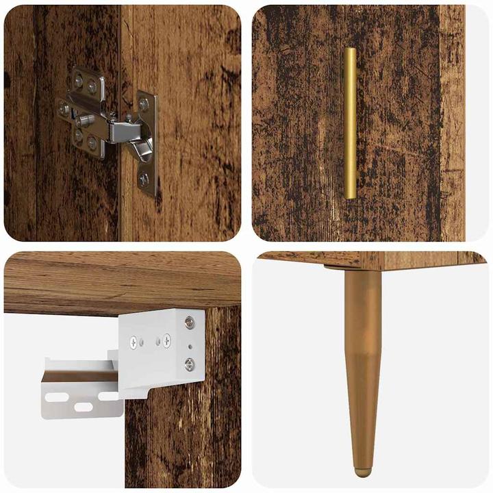 Produktbild vidaXL Moderner Buffetschrank (34 x 34.50 x 180 cm)