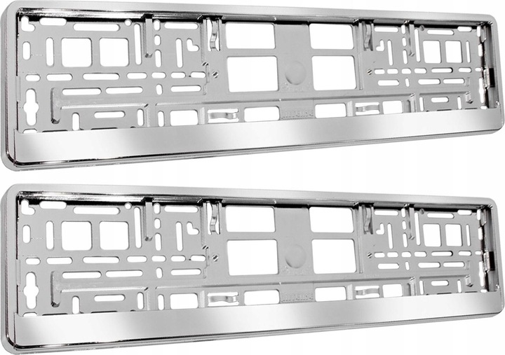 Actual product image Xtrobb Licence plate holder (Front + rear, Long format)