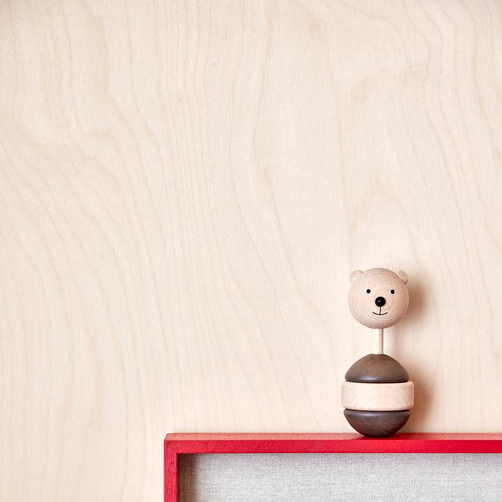 Actual product image OYOY Living Peili Notice Board Large Red (Bulletin board, 100 x 120 cm)