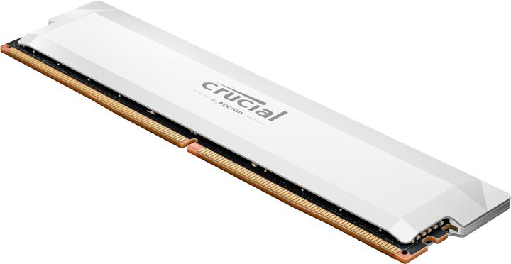 Produktbild Crucial Pro OC DDR5-6400 UDIMM Wht (1 x 32GB, 6400 MHz, DDR5-RAM, DIMM)