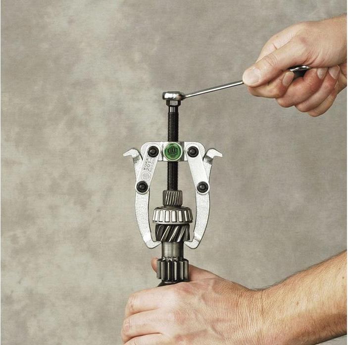 Produktbild Kukko Abzieher Serie 201 2-Arm Außenspannung b.100mm Klemmung d.75mm Tiefenverstellschritte1 SW14mm