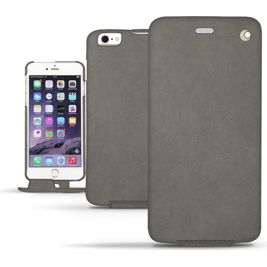 Noreve Lederschutzhülle vertikal (Apple iPhone 6 Plus), Smartphone Hülle, Grau