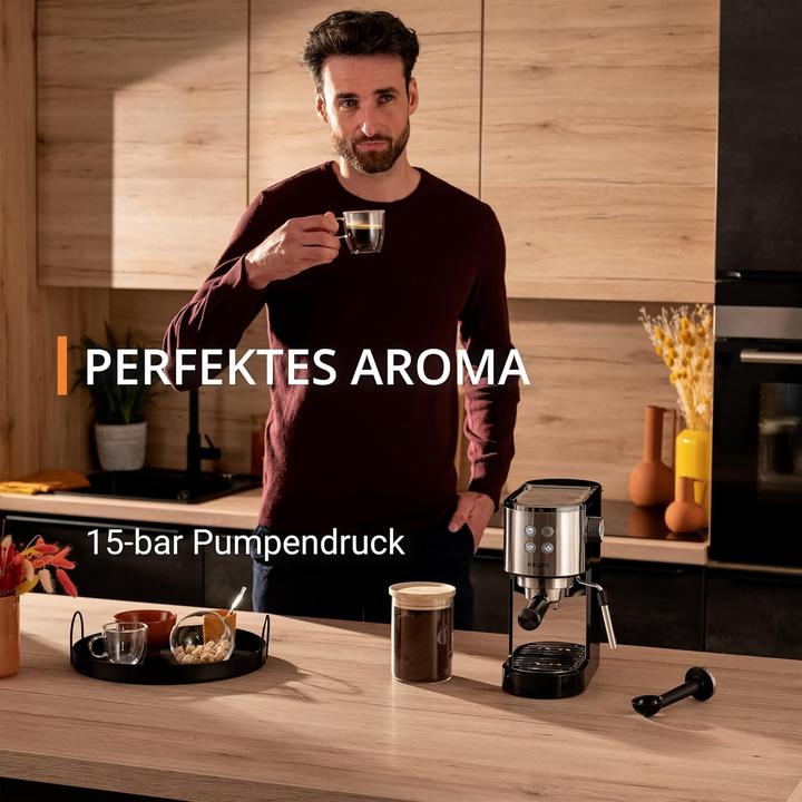 Produktbild Krups XP4418 Virtuoso Essential Espresso Siebträger, Kaffeemaschine