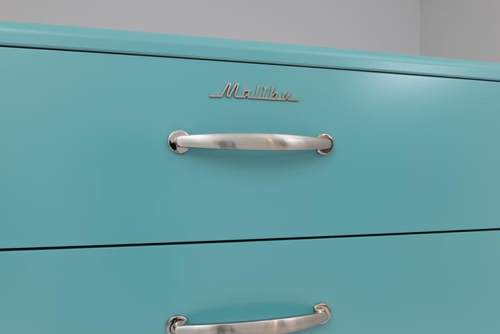 Produktbild tenzo Malibu Kommode Metall/Holzwerkstoff 86x41x111 cm (86 x 41 x 111 cm)