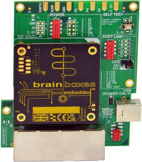 Productafbeelding Brainboxes Puur ingebed 5-poorts Ethernet (5 ports)