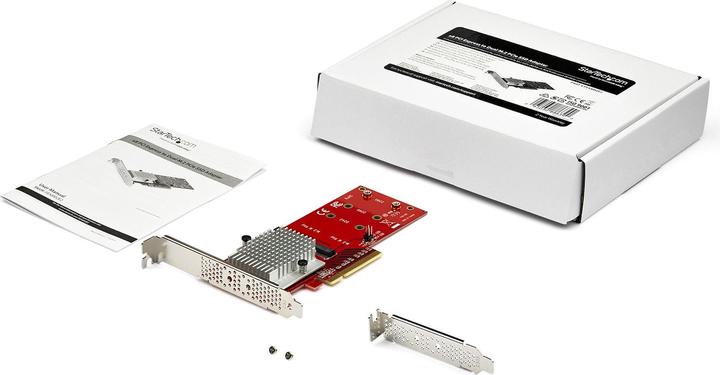Actual product image StarTech .com x8 Dual M.2 PCIe SSD Adapter