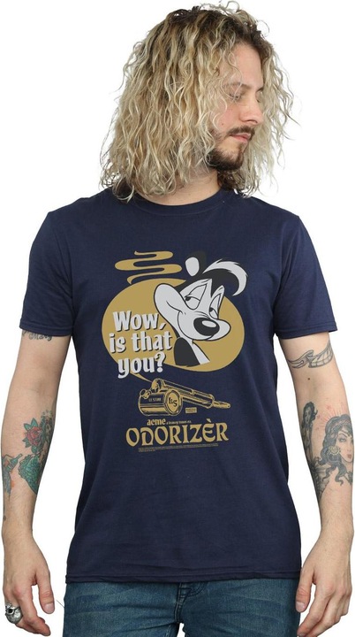 Immagine prodotto Looney Tunes Maglietta da uomo in cotone Odorizer Pepe Le Pew (S)