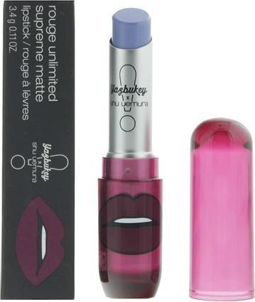 Produktbild Shu Uemura Rouge Unlimited Supreme Matte Yazbukey Powder Blue Lipstick 3.4g (Powder Blue)