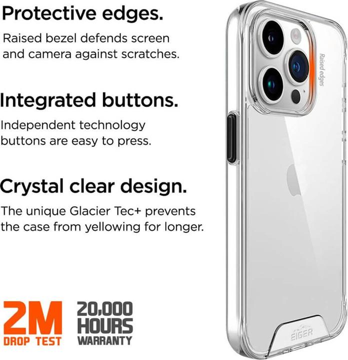 Actual product image Eiger Glacier Case (Apple iPhone 15 Pro Max)