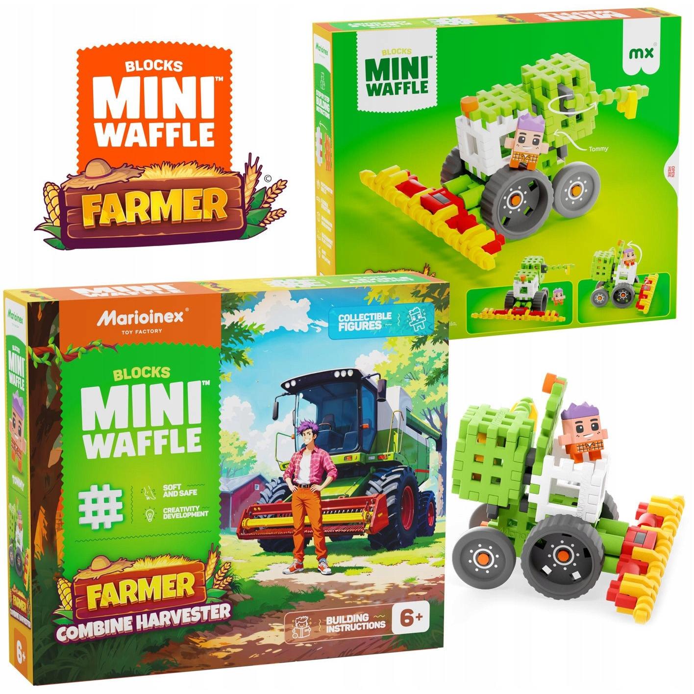 Marioinex Mini-Waffel 60el Farmer Mähdrescher, Piastra per waffel