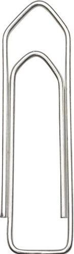 Image du produit Office Depot Trombones Roof 30 mm Argent Métal Zinc 1000 pièces (1000 x)