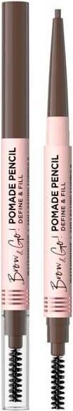 Actual product image Eveline Brow & Go! Eyebrow Pomada In Taupe Crayon (Taupe)