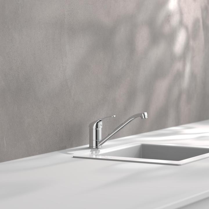 Actual product image Schütte Kitchen tap ULTRA sink mixer low pressure chrome swivelling 94900