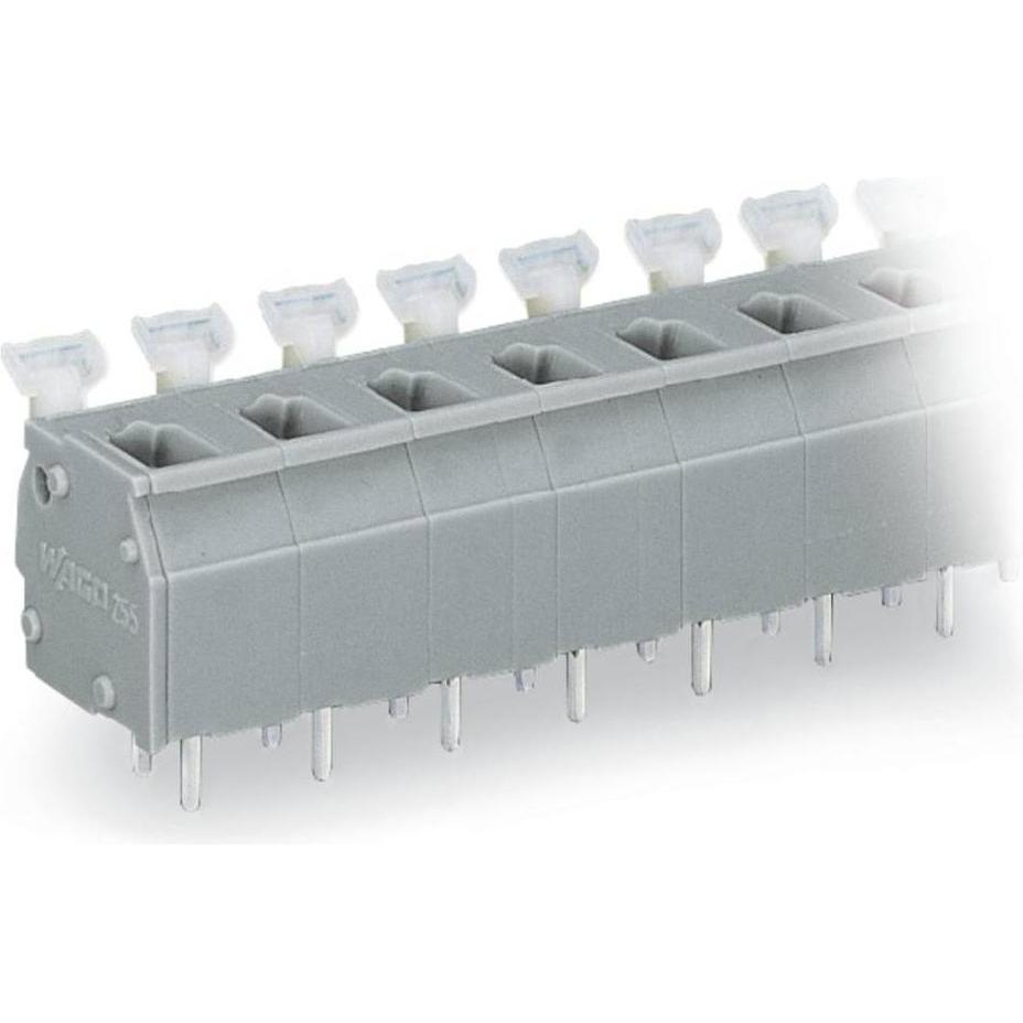 Wago 255-503 Morsettiera per circuiti stampati 0,08-2,5 qmm grigio, Accessori di elettronica + Alloggiamento, Grigio