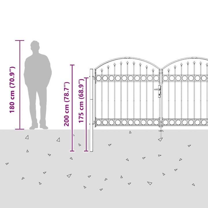 Image du produit vidaXL Gartentor