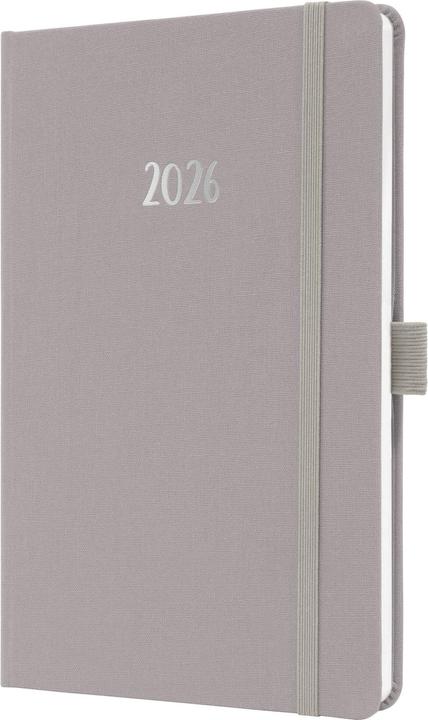 Produktbild Sigel Wochenkalender Jolie 2026, ca. A5, hellgrau (135 x 203 mm, Deutsch)
