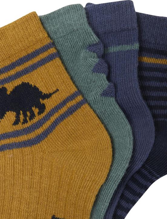 Immagine prodotto Vertbaudet 4er-Pack Jungen Socken mit Dinosauriern (confezione da 4, 27, 30)