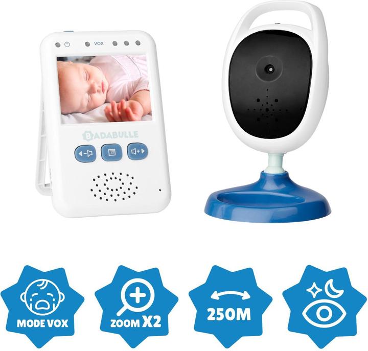 Immagine prodotto Badabulle Baby monitor vidéo 250m (Video e audio, 250 m)