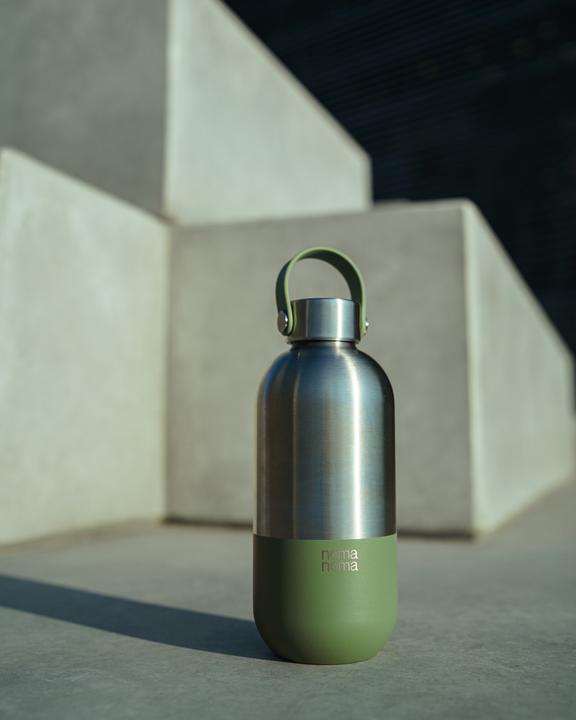 Actual product image noma noma Trinkflasche Edelstahl auslaufsicher 750ml Smoothie Green (0.75 l)