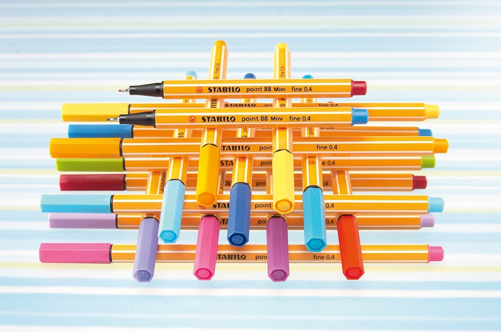 Actual product image STABILO Point 88 (Neon yellow, Neon pink, Neon orange, Neon red, Neon green, 10 x)