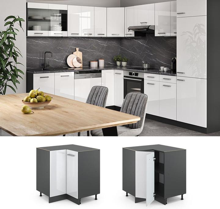 Produktbild Vicco Eckunterschrank R-Line (75.5 x 46 x 81.5 cm)