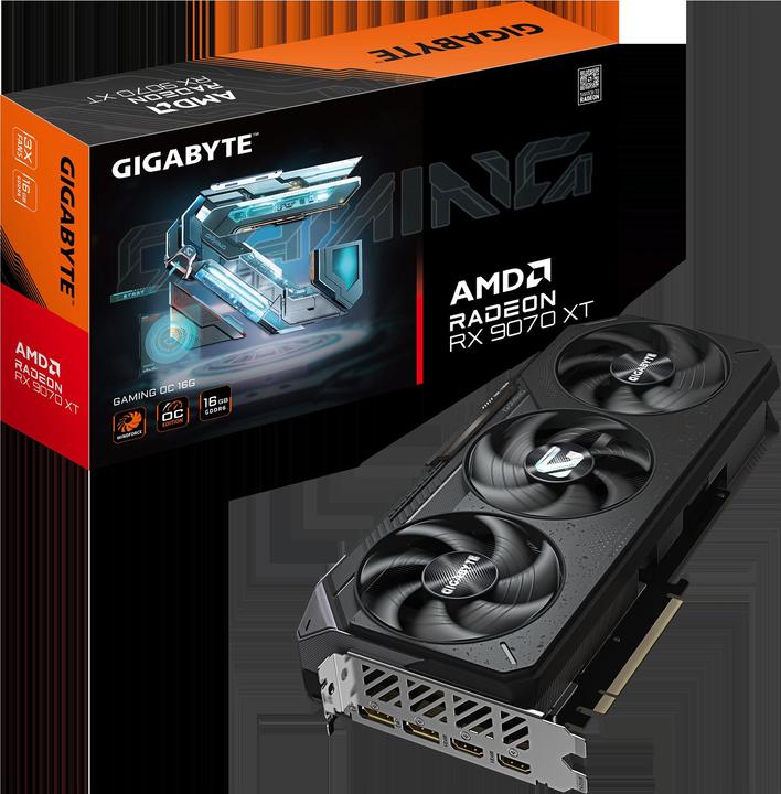 Image du produit Gigabyte Radeon RX 9070 XT GAMING OC 16G (16 Go)