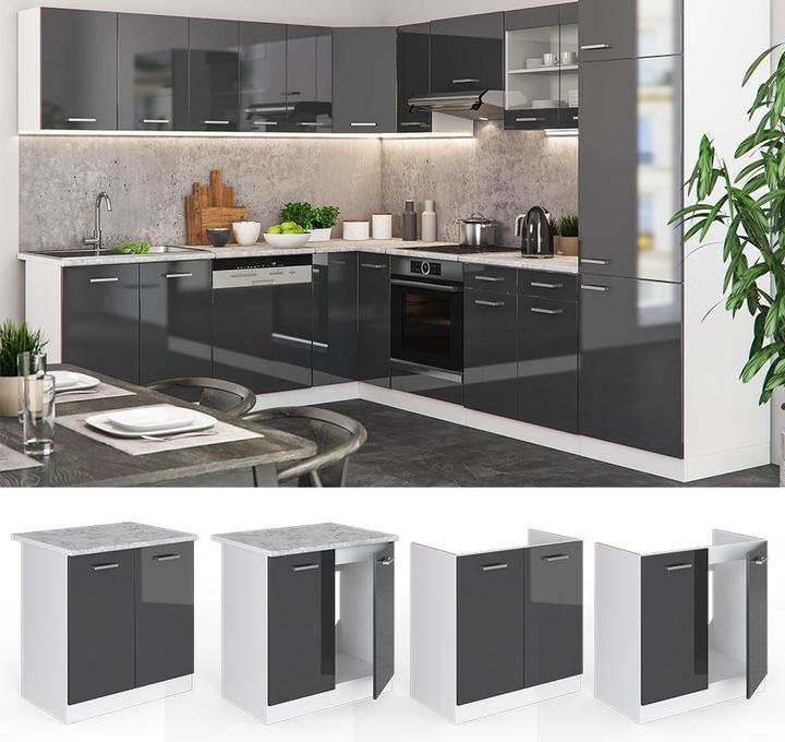 Produktbild Vicco Spülenunterschrank R-Line (80 x 60 x 81.5 cm)