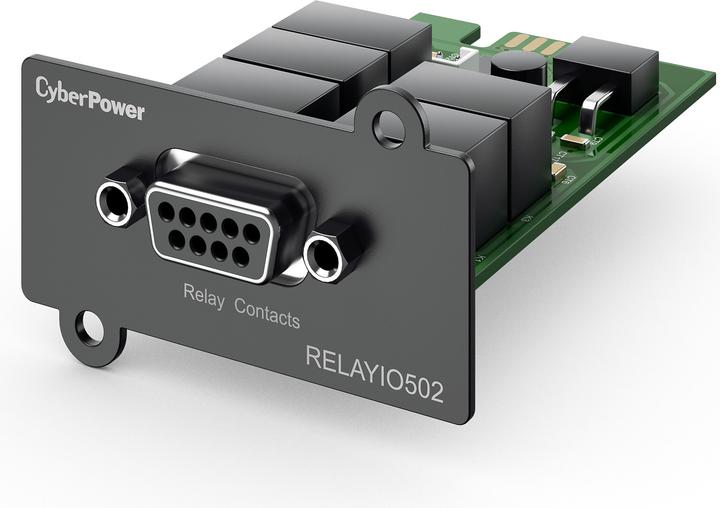 Image du produit Cyberpower RELAYIO502 Relay Control Card, contact relais libre de potentiel, connexion terminal, pour PR/O