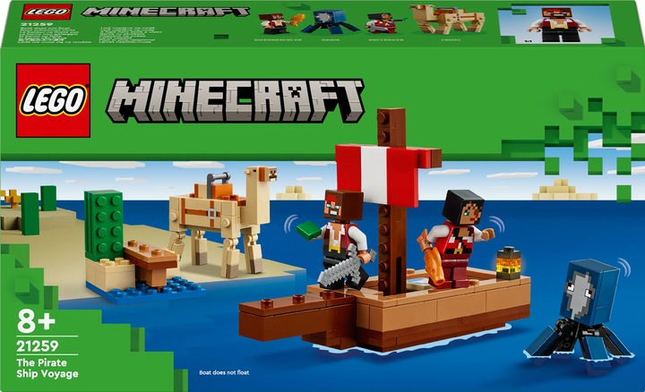 LEGO The pirate ship voyage (21259, LEGO Minecraft)