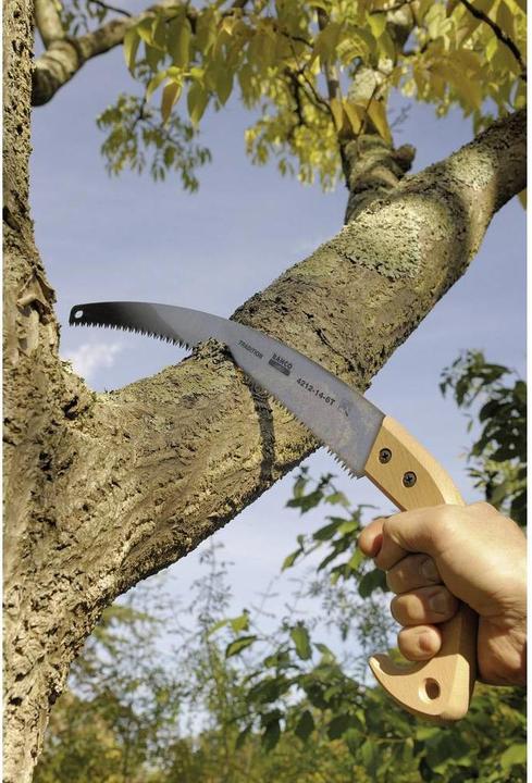 Produktbild Bahco Astsäge mit gehärteten Zahnspitzen und Holzgriff, 6 ZpZ, 11"