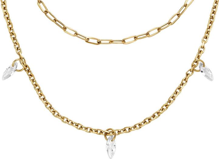 Image du produit Fossil Ellis Halskette (Acier inoxydable, 45 cm)