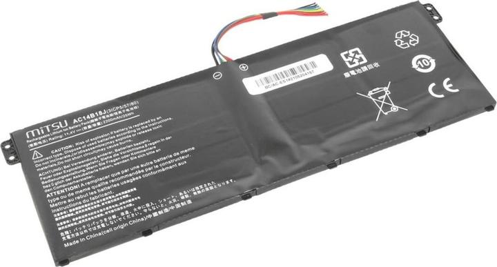Actual product image Mitsu BATTERY ACER BC/AC-ES1 (2200 mAh (25 Wh) 11.4V 4 cells Li-Polymer (4 cubicles, 2200 mAh)