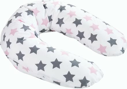 Image du produit Zewi Housse pour coussin d’allaitement 9897 rose Stars (190 cm)