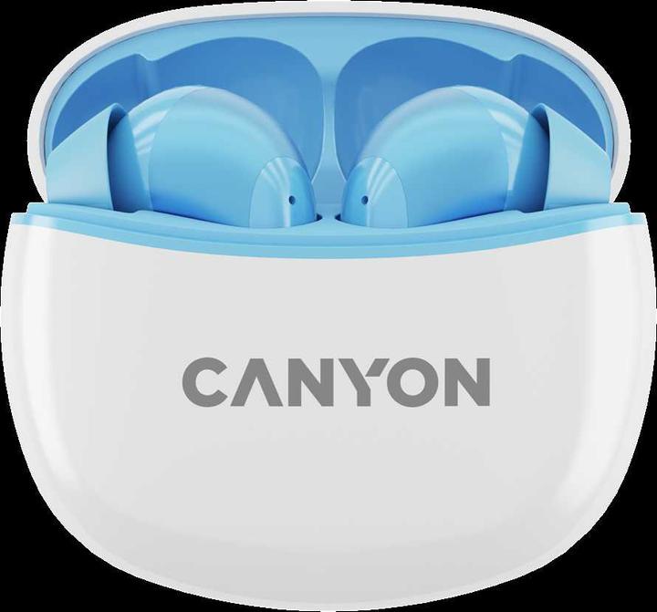 Actual product image Canyon TWS-5, True Wireless Bluetooth earphones, USB-C charging, charging station in cassette, black (Wireless)