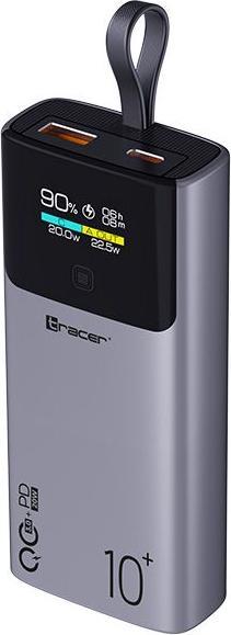 Tracer Power Bank Comet 10000mAh screen PD+QC (TRABAT47642) (10000 mAh, 20 W)