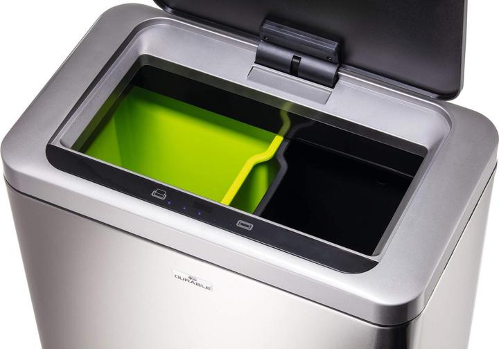 Immagine prodotto Durable Cestino a sensore NO TOUCH DUO 2x20l argento (40 l)