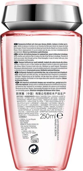 Produktbild Kérastase Genesis Bain Hydra-Fortifiant (250 ml, Flüssiges Shampoo)