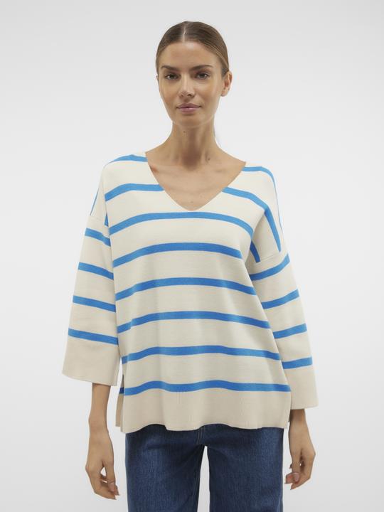 Produktbild Vero Moda V-Ausschnitt Tief angesetzte Schulter Pullover Strickpullover (L)