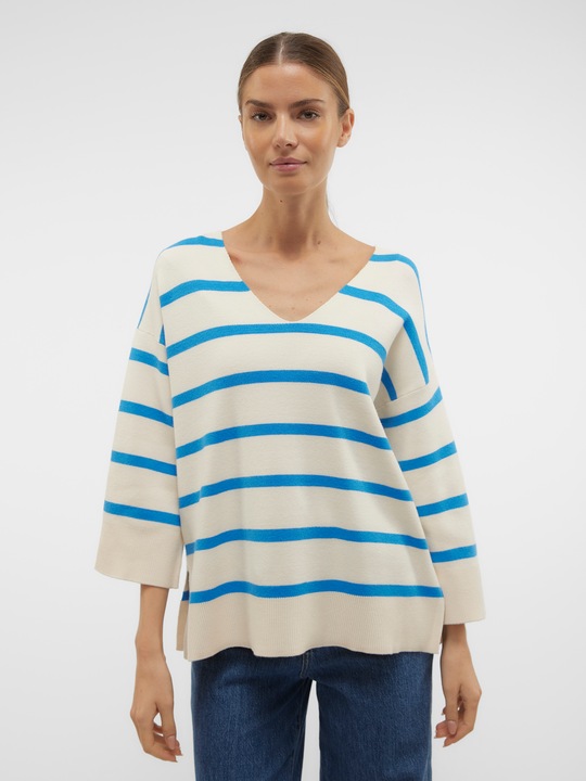 Immagine prodotto Vero Moda Scollo a V Maglia a spalla scesa Maglia a maglia (L)