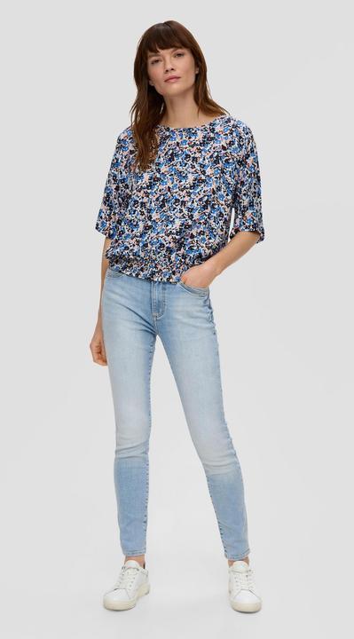 Immagine prodotto s.Oliver Bluse Bluse mit gesmoktem Bund (38)