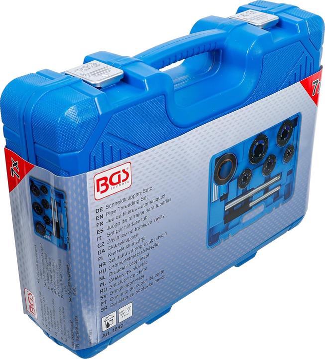 Image du produit BGS Jeu de filières automatiques 3/8" - 1.1/4" 7 pièces