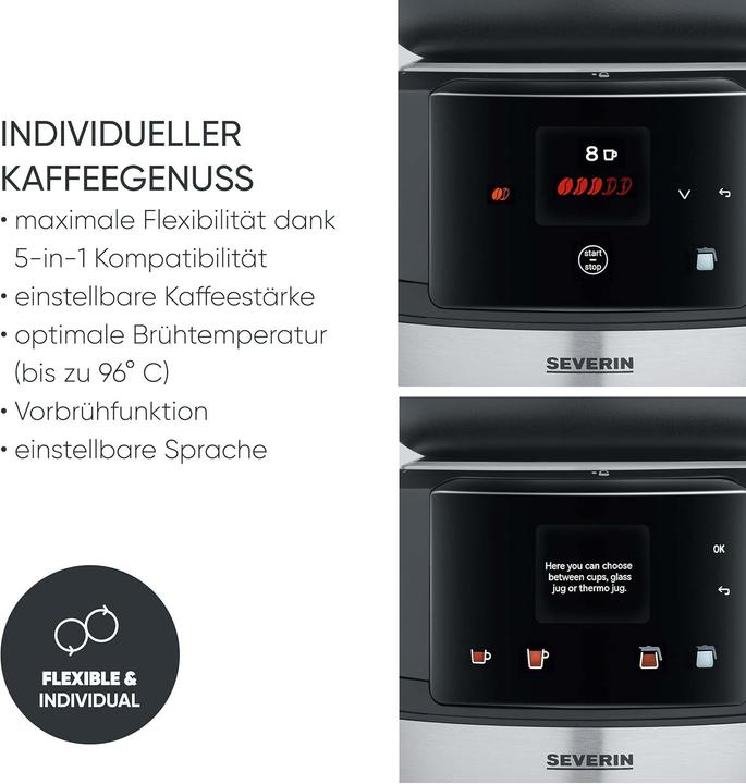 Produktbild Severin Fully automatic filter coffee machine with thermal jug