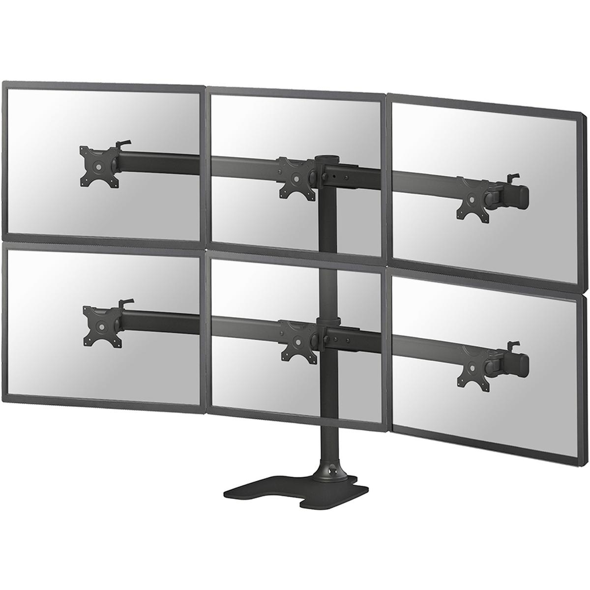 Neomounts Tischhalterung (Tisch, 27"), Monitor Halterung, Schwarz